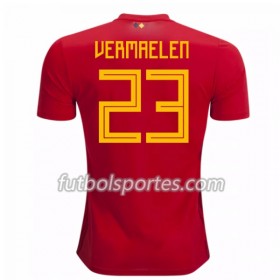 Camisetas Bélgica Vermaelen 23 Primera Equipacion Mundial 2018